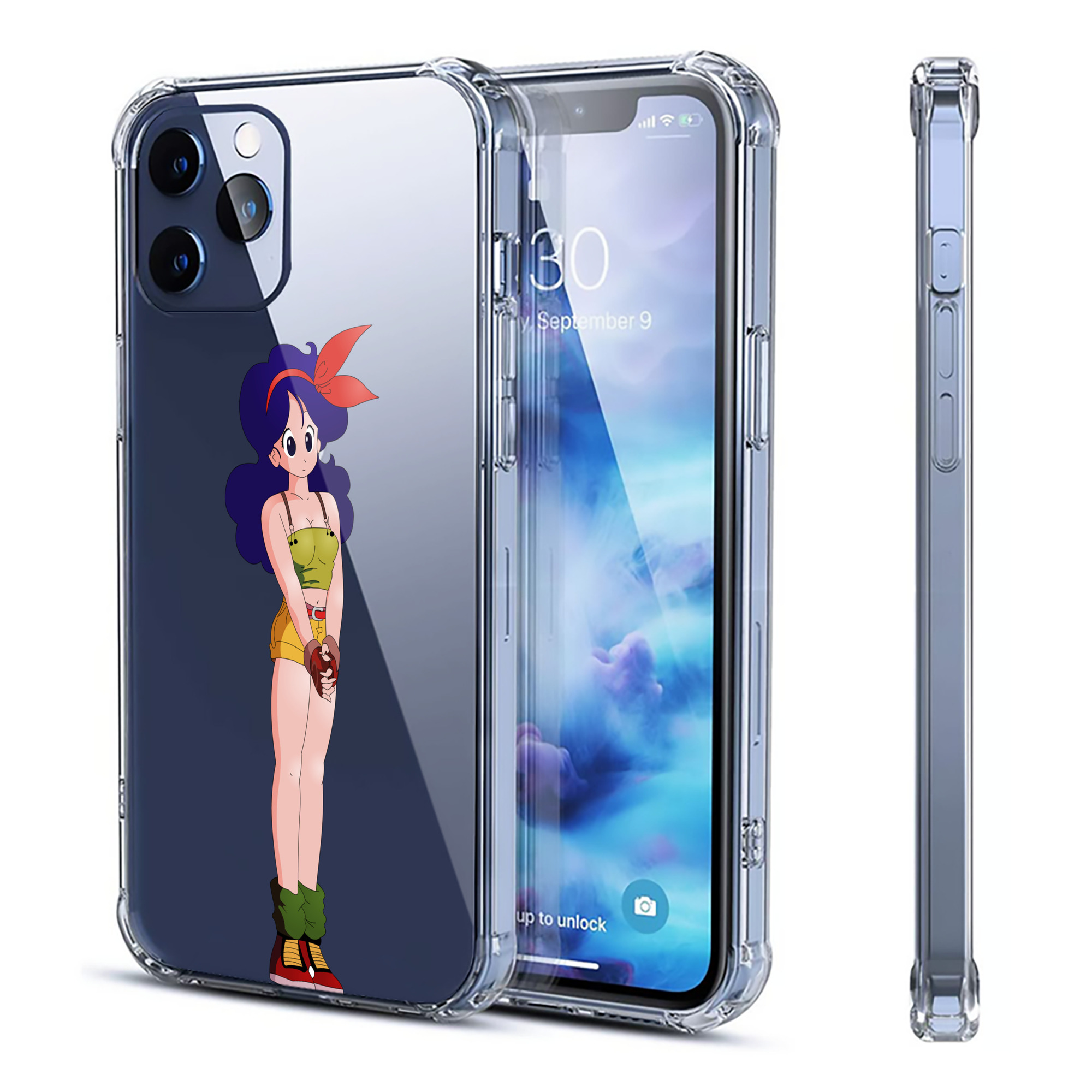 （画像用） ドラゴンボール DRAGON BALL 【iPhone 12シリーズ対応】透明スマホケース（クリアソフトケース）